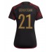 Duitsland Ilkay Gundogan #21 Voetbalkleding Uitshirt Dames WK 2022 Korte Mouwen